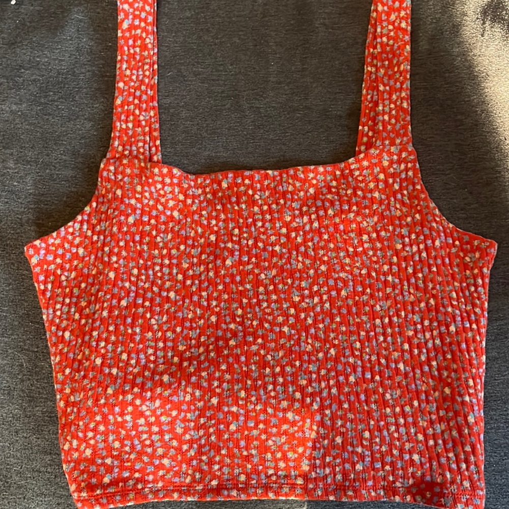 Flowery American Eagle tank top